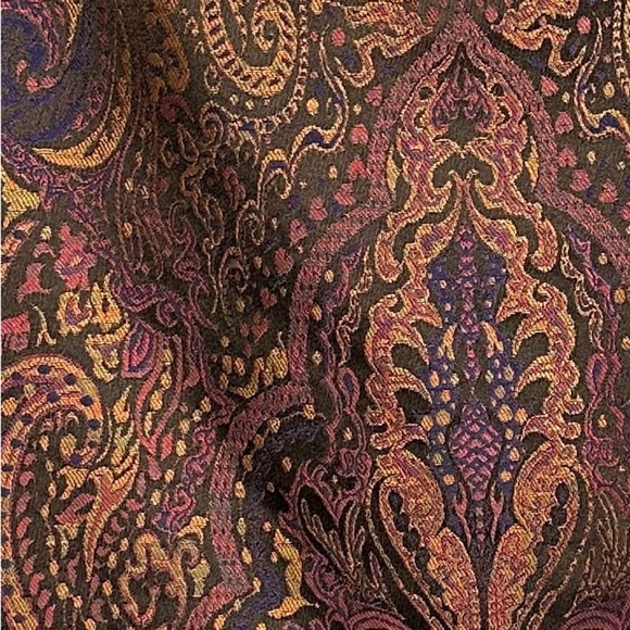 Linda Allard for Ellen Tracy 100% silk skirt, size 10, lined, office, evening - Picture 3 of 12